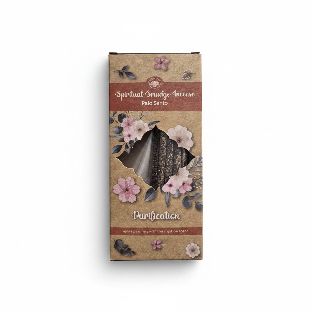 Mini incienso sahumerio de Palo Santo - Spiritual Smudge Incense Green Tree
