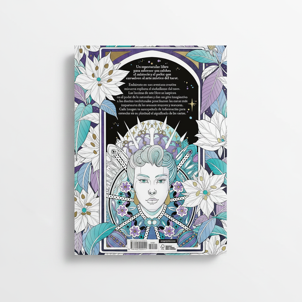 Tarot para Colorear - Contraportada