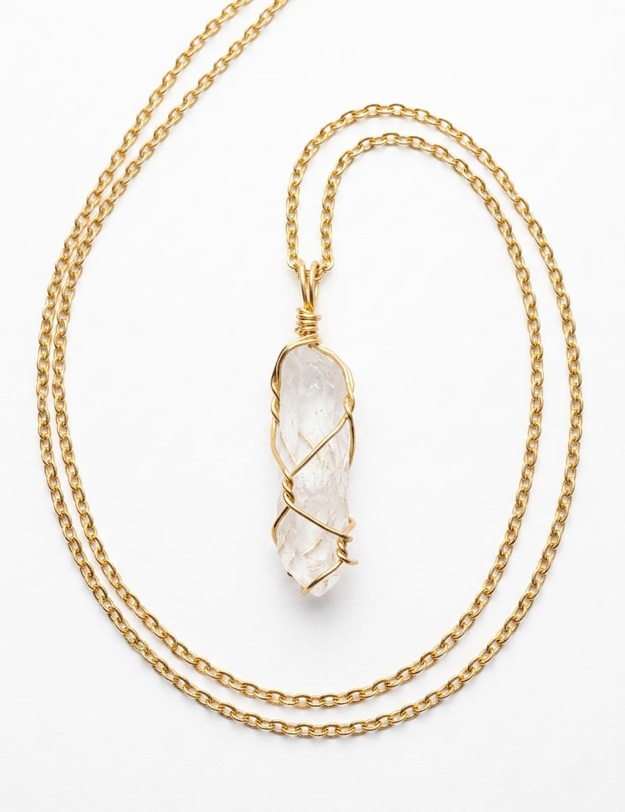Collar Cuarzo Cristal Punta
