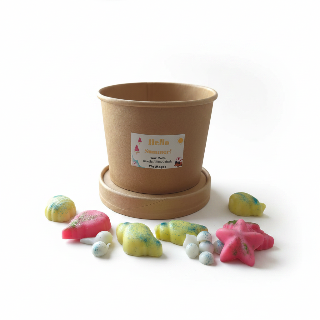 Hello Summer! Pack Wax Melts — fondo blanco