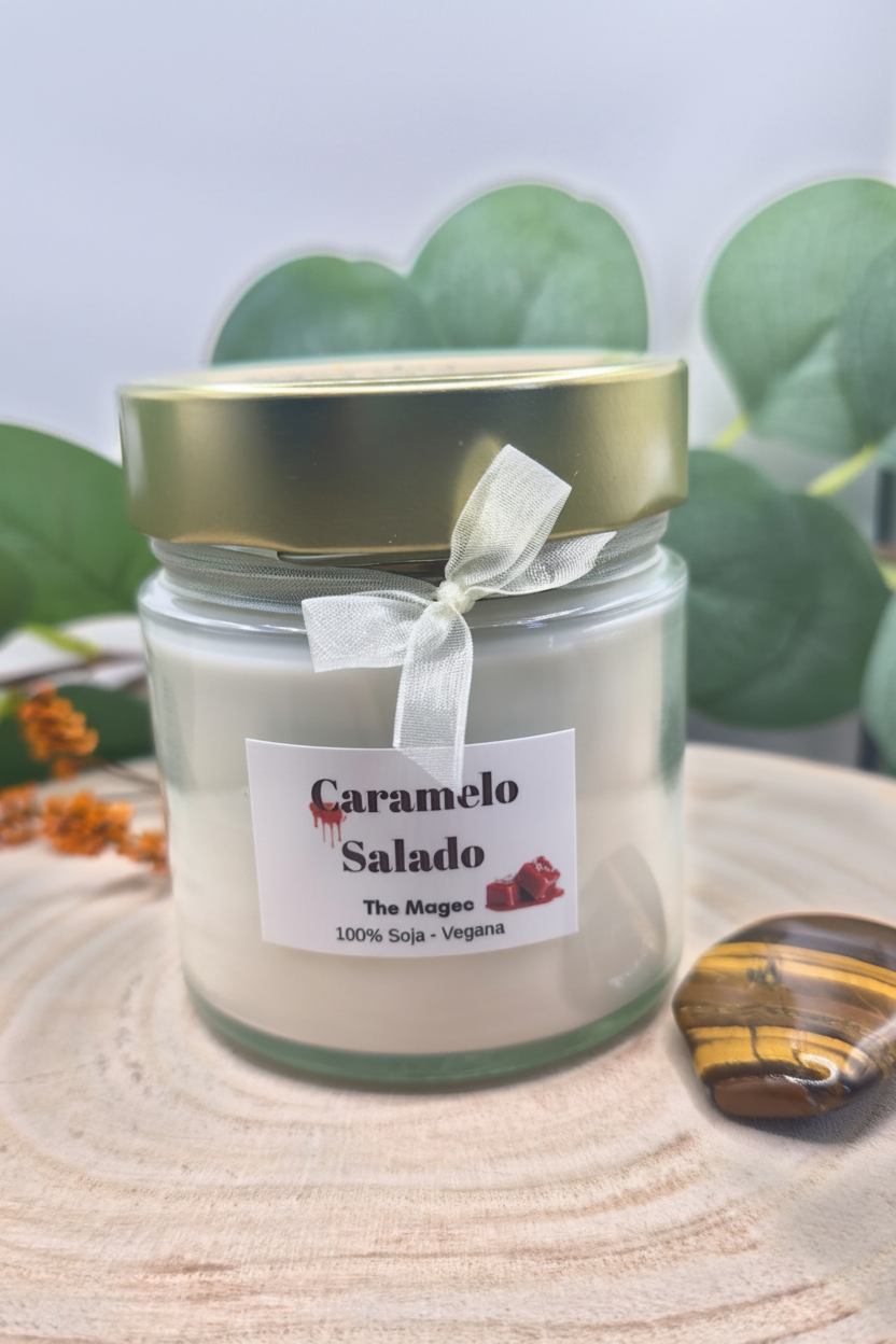 Vela Caramelo Salado Magec