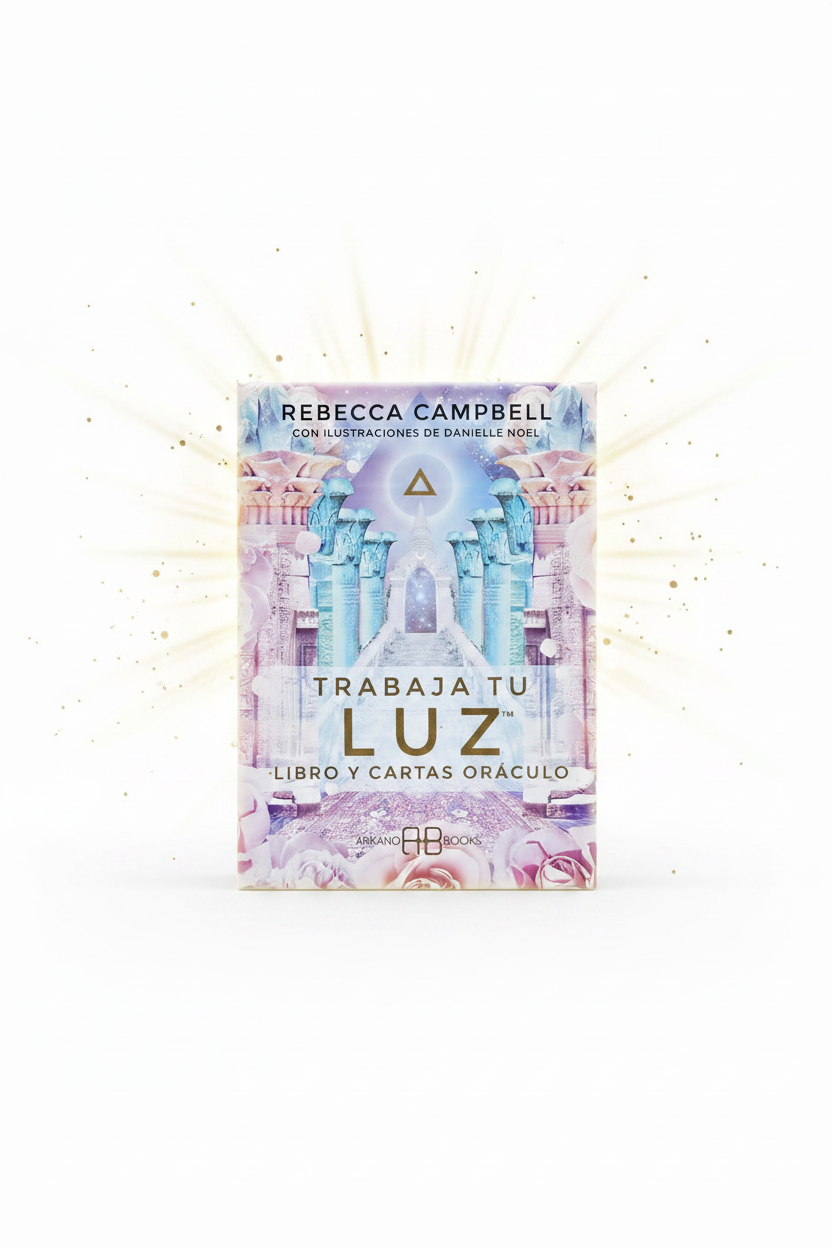 Oráculo Trabaja Tu Luz - fondo blanco mágico luminoso