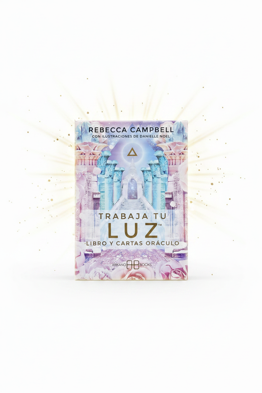 Oráculo Trabaja Tu Luz - fondo blanco mágico luminoso