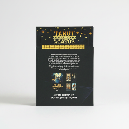 Tarot Mágico de los Gatos - Contraportada
