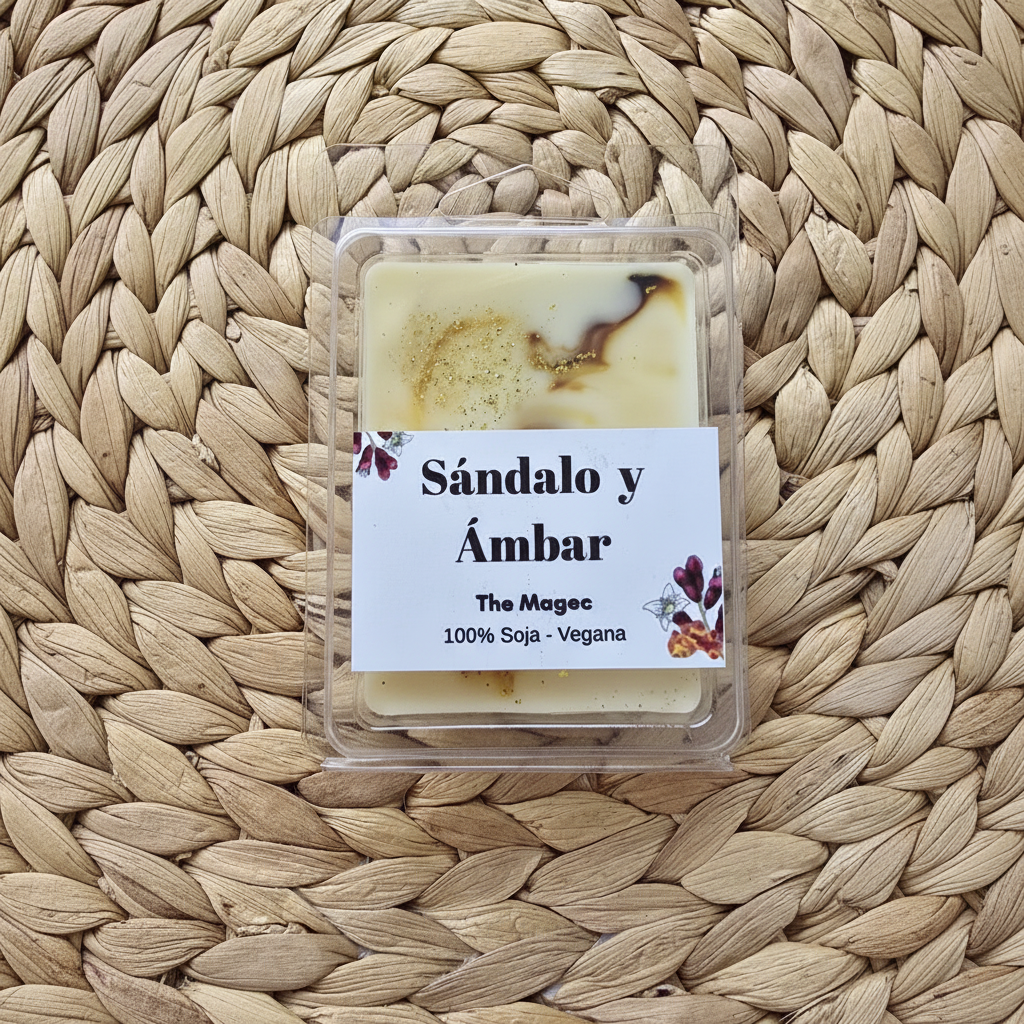 Tableta Wax Melts Sándalo y Ámbar - The Magec