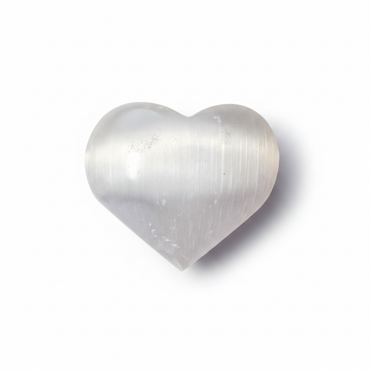 Corazón de Selenita - Pieza Única 6,5cm
