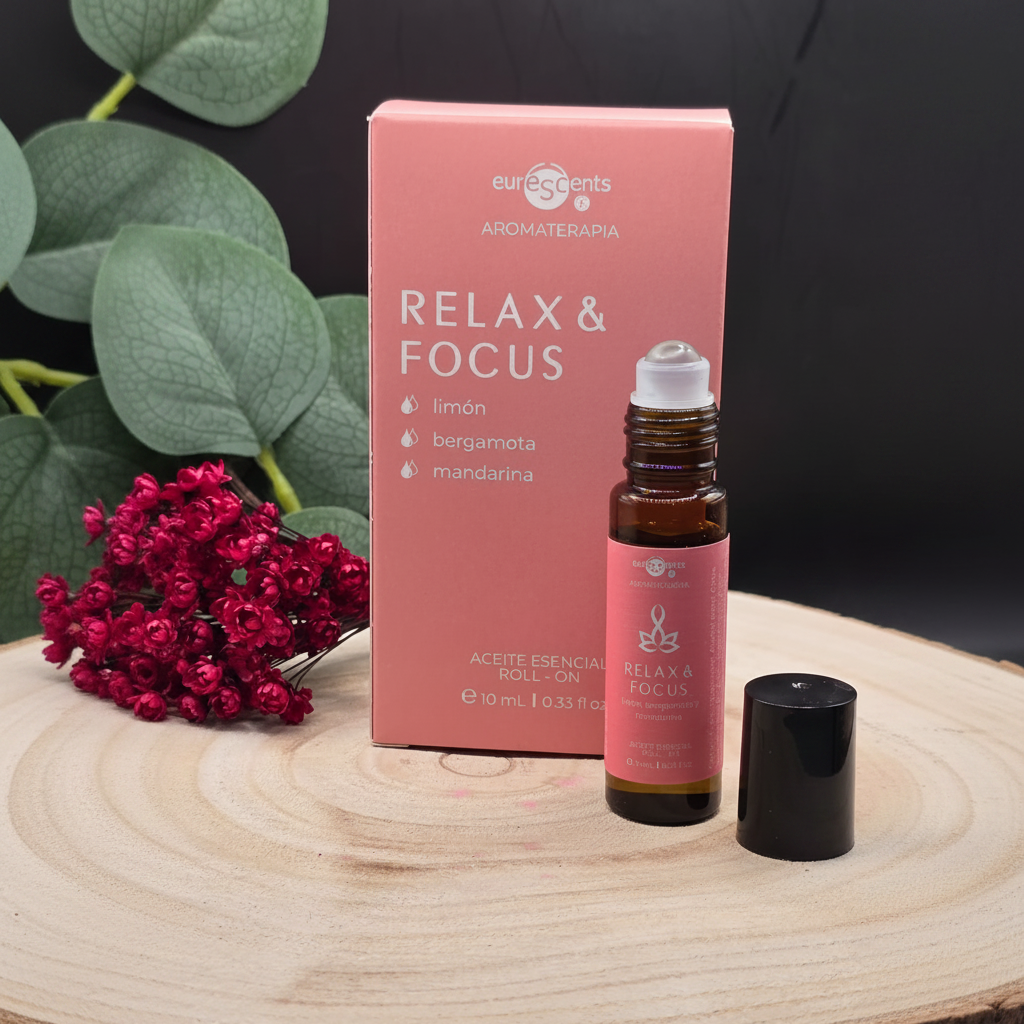 Roll-on Relax & Focus - Aceite esencial aromaterapia 10ml