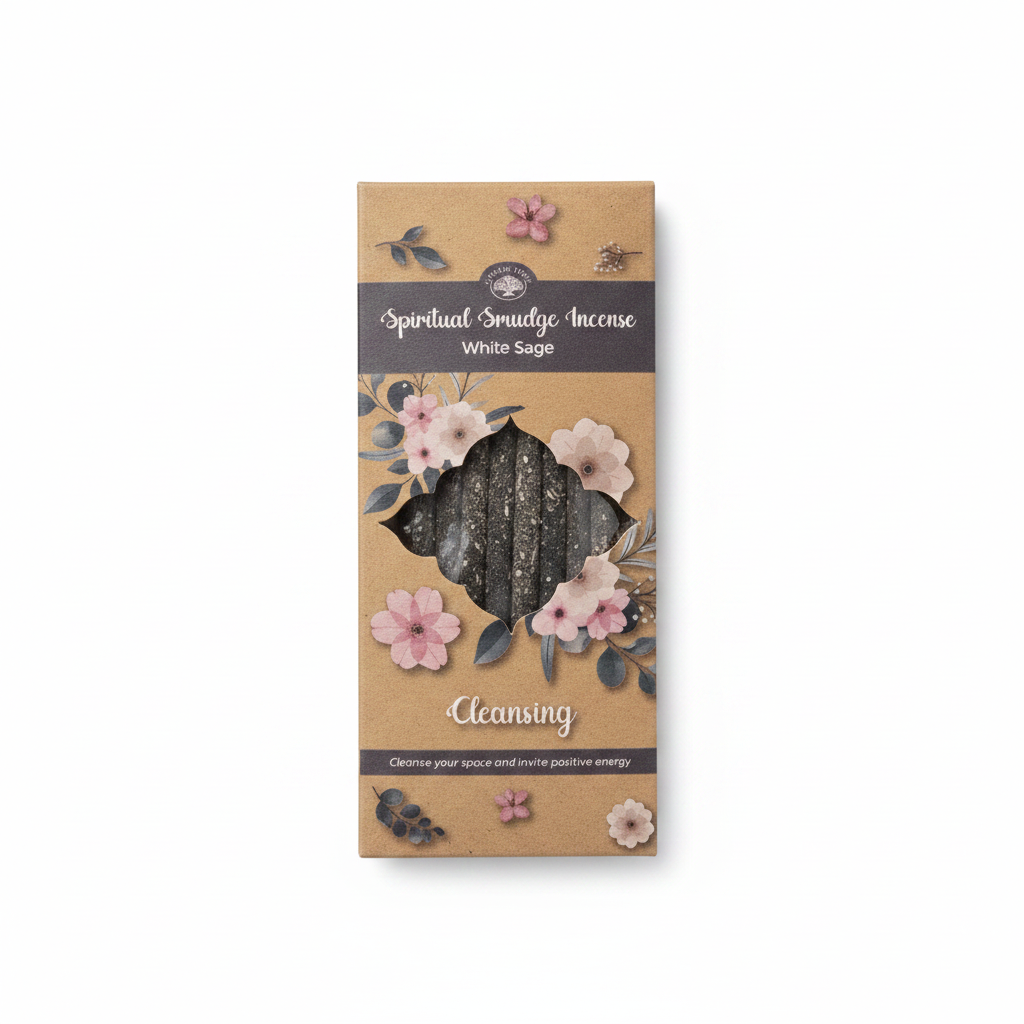 Mini Sahumerio Spiritual Smudge Incense Salvia Blanca Cleansing