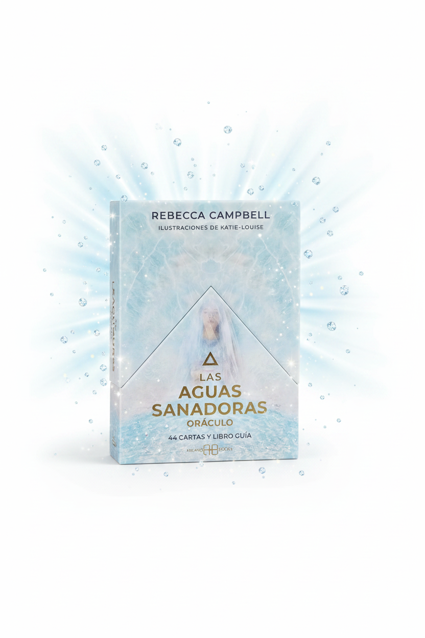 Oráculo Las Aguas Sanadoras - fondo blanco mágico luminoso