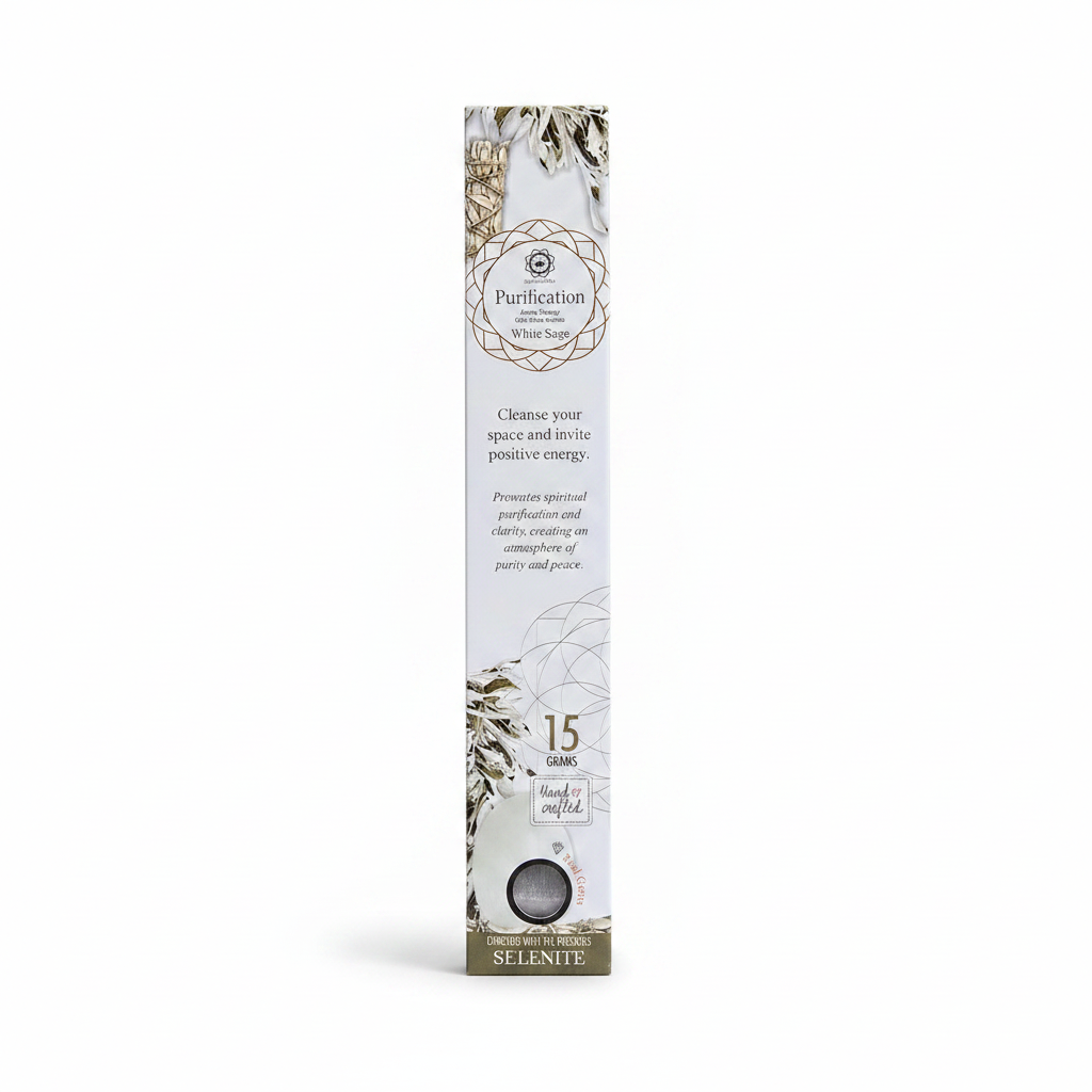 Incienso Purification Salvia Blanca con Selenita 15g