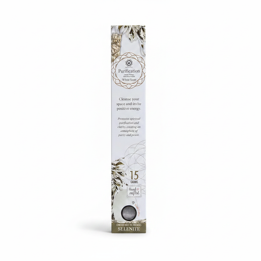 Incienso Purification Salvia Blanca con Selenita 15g