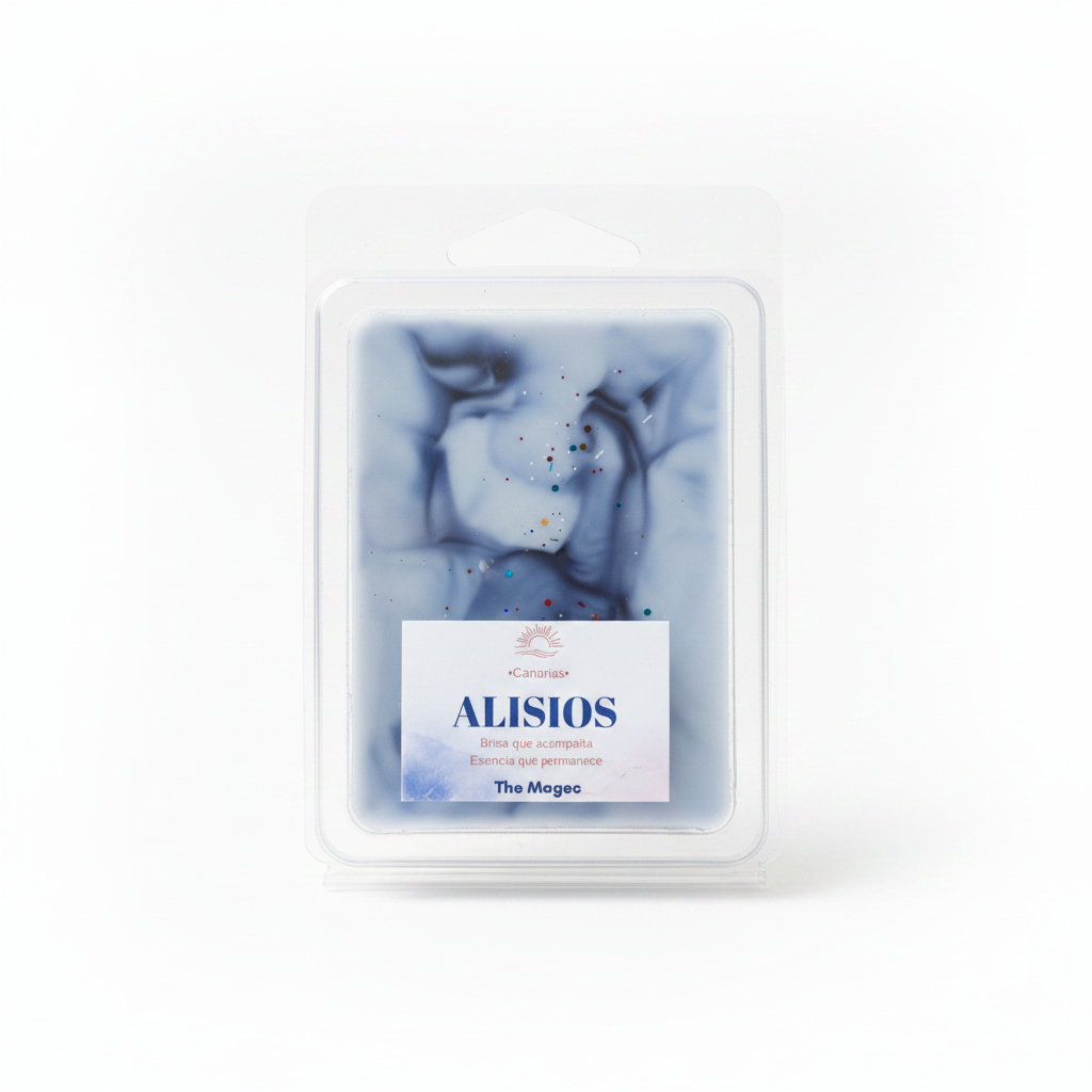 Wax Melts Alisios tableta — vista frontal