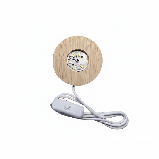 Lámpara LED base - fondo blanco