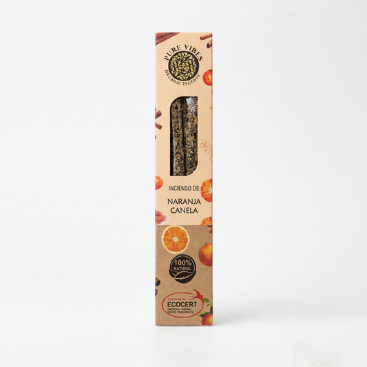 Incienso de Canela y Naranja - Pure Vibes Organic Incense