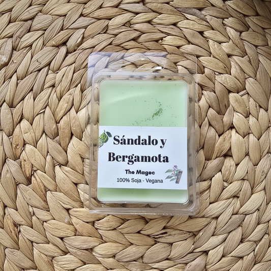Tableta Wax Melts Sándalo y Bergamota - The Magec
