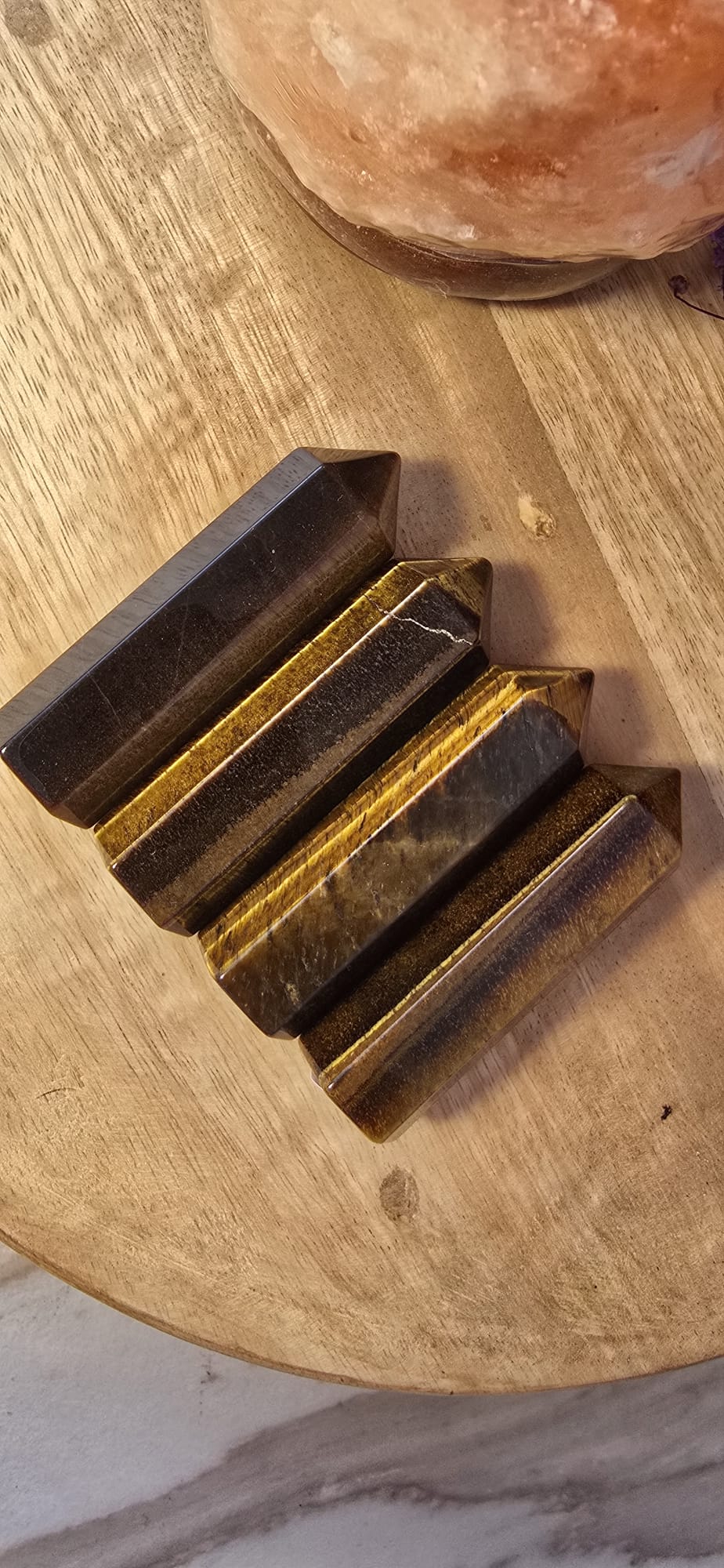 Prisma Ojo de Tigre - varias piezas disponibles